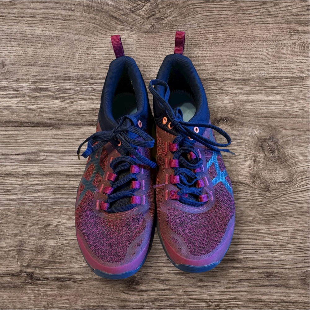 Asics Gecko XT T876N Running Shoes  Purple Blue Women's Size 8